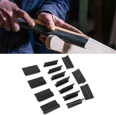 Schuurblok dubbelzijdige contourschuurgreepset Flexibele contourpolijstpad Houtbewerkingsgereedschap