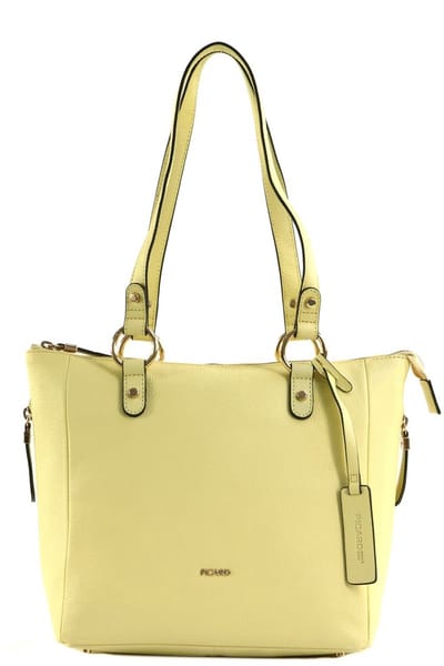 PICARD shopper schoudertas Java Shopper Vanilla geel