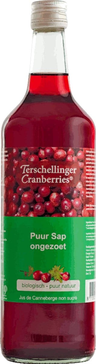 Terschellinger Cranberry Sap - Ongezoet - 6 x 1 liter