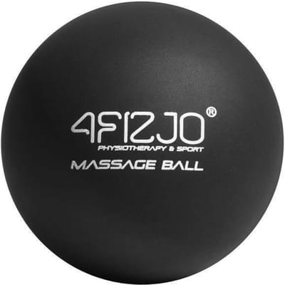 Massagebal Lacrosse 4FIZJO - Harde rubberen bal voor Spierontspanning