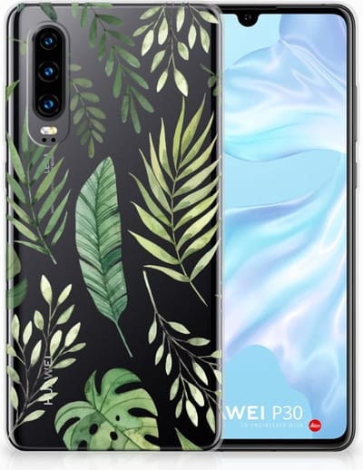 Huawei P30 TPU Case Leaves