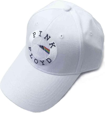 Pink Floyd - Circle Logo Baseball pet - Wit