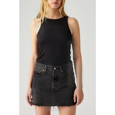 Levi's Icon Skirt There's A Storm Coming Size: W25 | Denim Skirts Outlet | Dames | Zwart