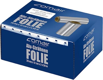 Comair Aluminiumfolie smal zilver (50m x12 cm x20 my) Zilver