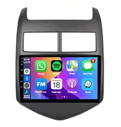 Autoradio 2/32GB met Carplay en Android auto | Geschikt voor Chevrolet Aveo 2 Sonic T300 2010-2016 | Radio scherm met Navigatie | 2010 2011 2012 2013 2014 2015 2016