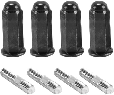 Exhaust pipe bouten en moeren set M6 - hittebestendig materiaal - voorkomt luchtlekkage - voor pit bike en quad - SnelShoppen