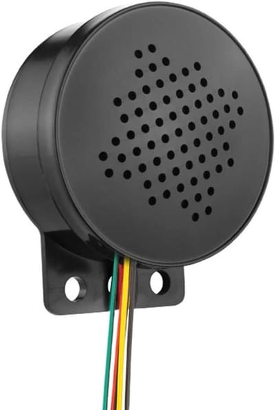Voertuig Alarm Systeem - Achteruitrij Hulp - Veilig Manoeuvreren - 4-Kanaals Trigger - 110dB Geluid - Zwart