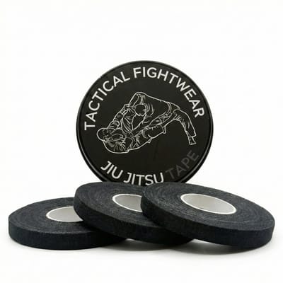 Jiu Jitsu Vinger Tape Zwart – Tactical Fightwear – 3 Rollen 0,8cm x 10m – Voor BJJ, MMA & Sport – Grip & Vingerbescherming