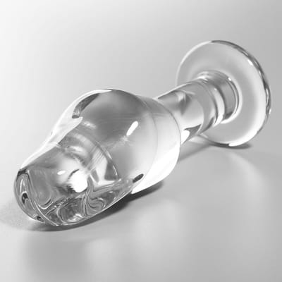 Nebula Series By Ibiza - Model 6 Anale Plug Borosilicate Glass Transparant 12.5 Cm -O- 4 Cm