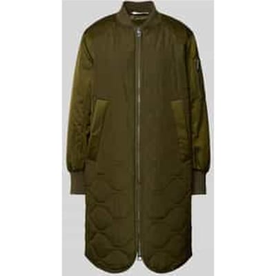 Regular fit lange blouson met opstaande kraag