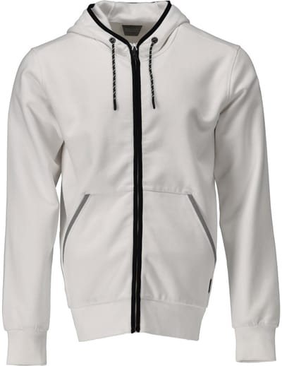 Mascot Customized Capuchontrui met rits 22486-378 - Wit - 2XL