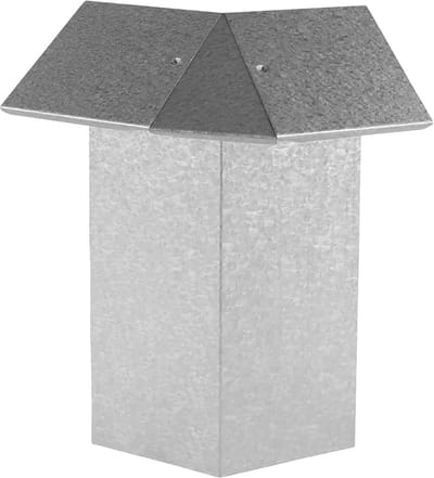 Hoekverbinder 135 graden - Hoekelement slakkenhek - Bloembed omheinen - Buitenhoek verzinkt staal - 100 x 0.05 x 25 cm