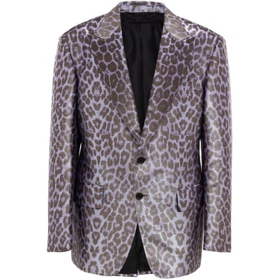 Tom Ford Monopetto Jas voor heren - Maculata Viola e Nero