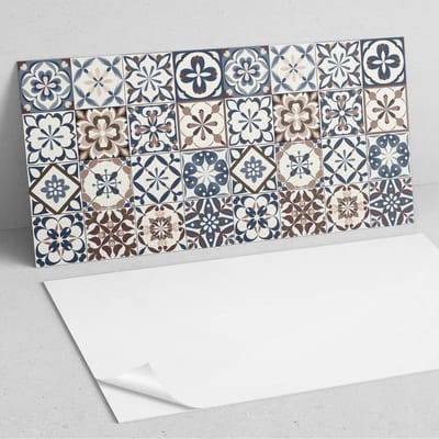 Coloray Wandpanelen Zelfklevend - Decoratieve tegelpatronen PVC Wandpaneel - 100 cm x 50 cm - Beige Wandbekleding Zelfklevend - 1 stuk - Texturen Wandpanelen Zelfklevend - Keuken Wandpanelen - Wandpanelen Badkamer