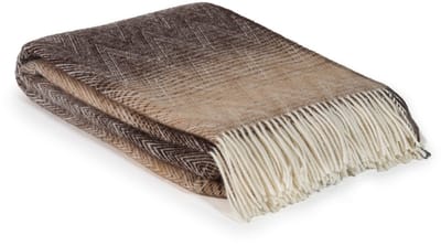 MoST - Wollen plaid Manoria Savane - 100% Nieuw-Zeelandse wol - 140 x 200 cm - multicolor bruin