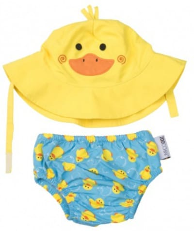 Zoocchini UV zwemluier setje Puddles the Duck 3-6 maanden