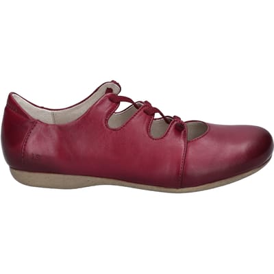 Josef Seibel - FIONA 04 - Dames veterschoenen - Kleur: Rood - Maat: 37