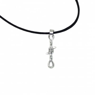 Ketting prikkeldraad zilverkleur - Charme Bijoux