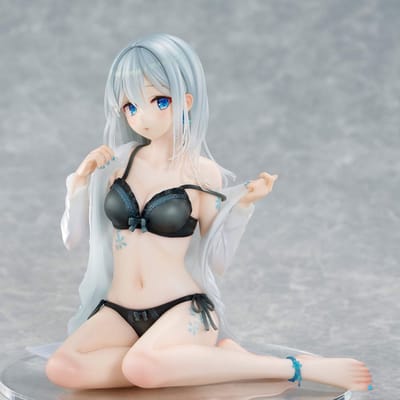 Union Creative Original Character PVC Statue 1/7 Silver-Haired Girl Sky Blue Morning Special Outfit Ver. by Fuumi Illustration 16 cm Beeld