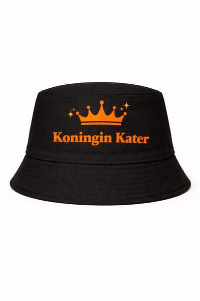 Buckethat - Zwart - Koningin Kater - One Size