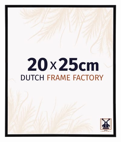 Fotolijst 20x25 cm - Kunststof - Zwart Hoogglans - Angers