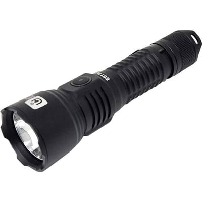 ICU Luminator Zaklamp werkt op Li-ion oplaadbare batterij LED Groot bereik, IP68 (waterdicht), Met USB-poort 1600 lm 120 g