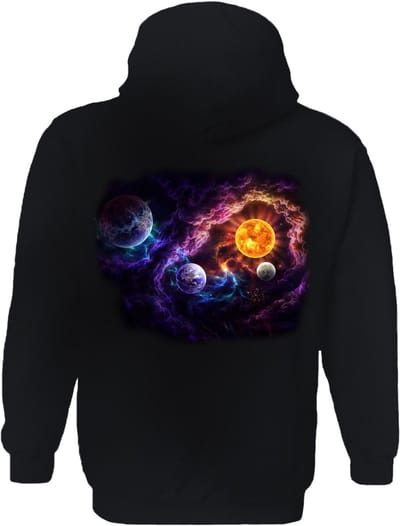 Planeten Heelal Ruimte Plan Of Salvation The Coloured House Hoodie S