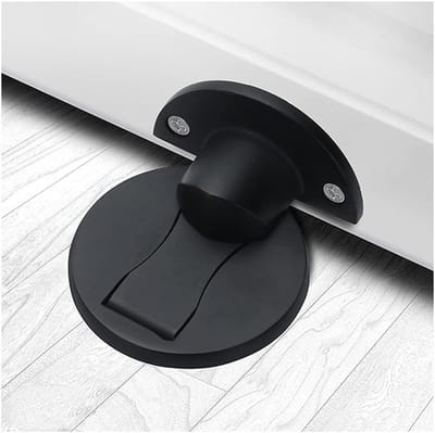 Deur Stopper - Deurhouder Vloer - Deuren Open Houden - Roestvrij Staal - 5-15 mm - Zilver
