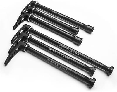 Snelspanner voor fiets, 1 stuks, fietslegering door asspies, 142 x 12 mm, snelontgrendelingsschachthendel voor MTB mountainbike, aluminium spiesen voor frame fiets snelspanner (197 x 15 mm)