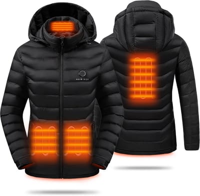 Verwarmde Jas met Batterij voor Heren en Dames - Lichtgewicht en Warm voor Buitenactiviteiten