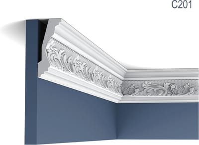 Kroonlijst Origineel Orac Decor C201 LUXXUS Plafondlijst Sierlijst 2 m