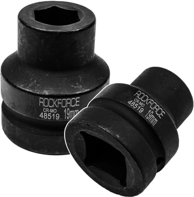 Rockforce RF-48519 Serie - Udarowa Nasadka - 19mm - Staal CrMo - 6-kant