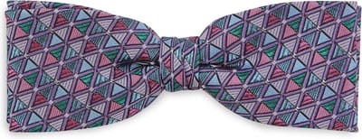 We Love Ties - Strikken - Strik Triangle Trophy - paars / roze / blauw / groen
