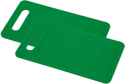 Cosy & Trendy Snijplank Set2 Groen 25x14xh,6cm Rechtho