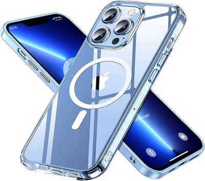 Anti Shock Silicone Hoesje Geschikt voor iPhone 14 Pro - Geschikt voor MagSafe - Transparant - ZT Accessoires