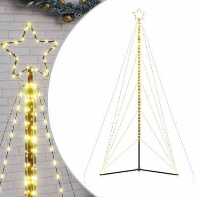 vidaXL - LED-kerstboom - 615 - LEDs - warm - wit - 404,5 - cm