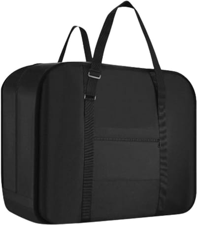 Fiets Transporttas - Opvouwbare Tas - Fiets Opbergen - Waterafstotend Materiaal - 72 x 61 x 38 cm - Zwart
