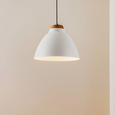 Luminex Hanglamp Skal, wit