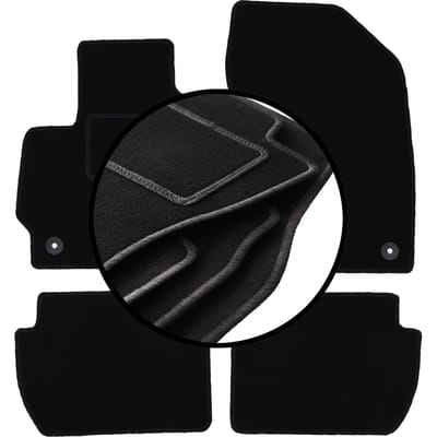 Complete set veloursmatten voor: Peugeot 4007 crossover (2007-2012)