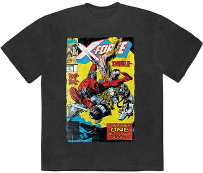 Marvel - XForce Cable & Deadpool Heren Tshirt - S - Zwart