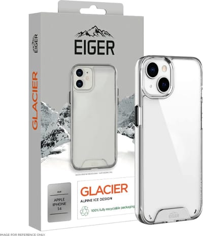 Eiger Glacier case Apple iPhone 14 - transparant