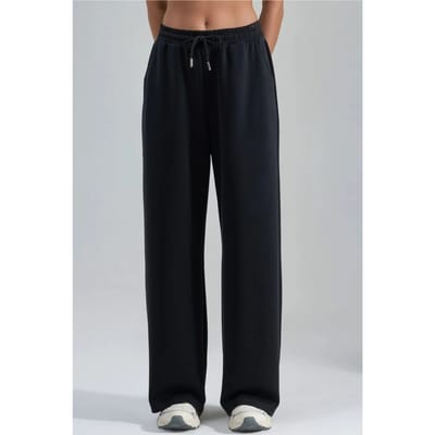 Mid Waist Wijde Leg Modal Broek