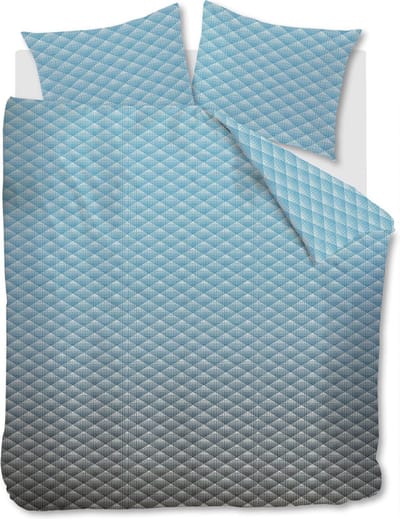 Beddinghouse Vinz Dekbedovertrek - Tweepersoons - 200x200/220 cm - Blue