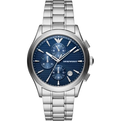 Emporio Armani Paolo Heren Horloge Zilverkleurig AR11528