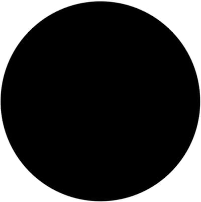 Rond zwart bord | Forex Re materiaal | 15 cm