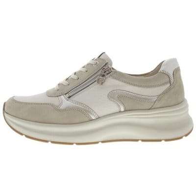 Ganter - 205417 KIM - Lage sneakersDames sneakers - Kleur: Wit/beige - Maat: 42