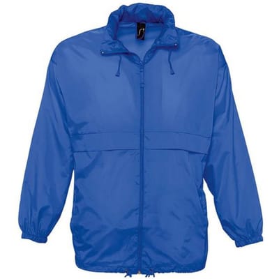 SOLS Unisex Surf Windbreaker Lichtgewicht Jasje (Koningsblauw)