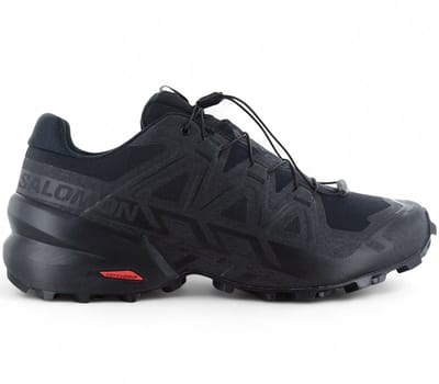 Salomon Speedcross 6 WIDE - Heren Trail-Running Schoenen Hardloopschoenen Zwart 417440 , Maat: EU 40 UK 6.5