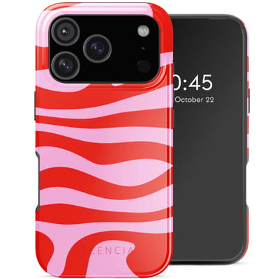 Selencia Hoesje - Geschikt voor Apple iPhone 17 Pro - Backcover geschikt voor MagSafe - Dream Swirl Pink