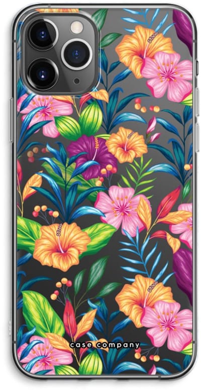 Case Company® - Hoesje geschikt voor iPhone 11 Pro Max hoesje - Tropisch 2 - Soft Cover Telefoonhoesje - Bescherming aan alle Kanten en Schermrand